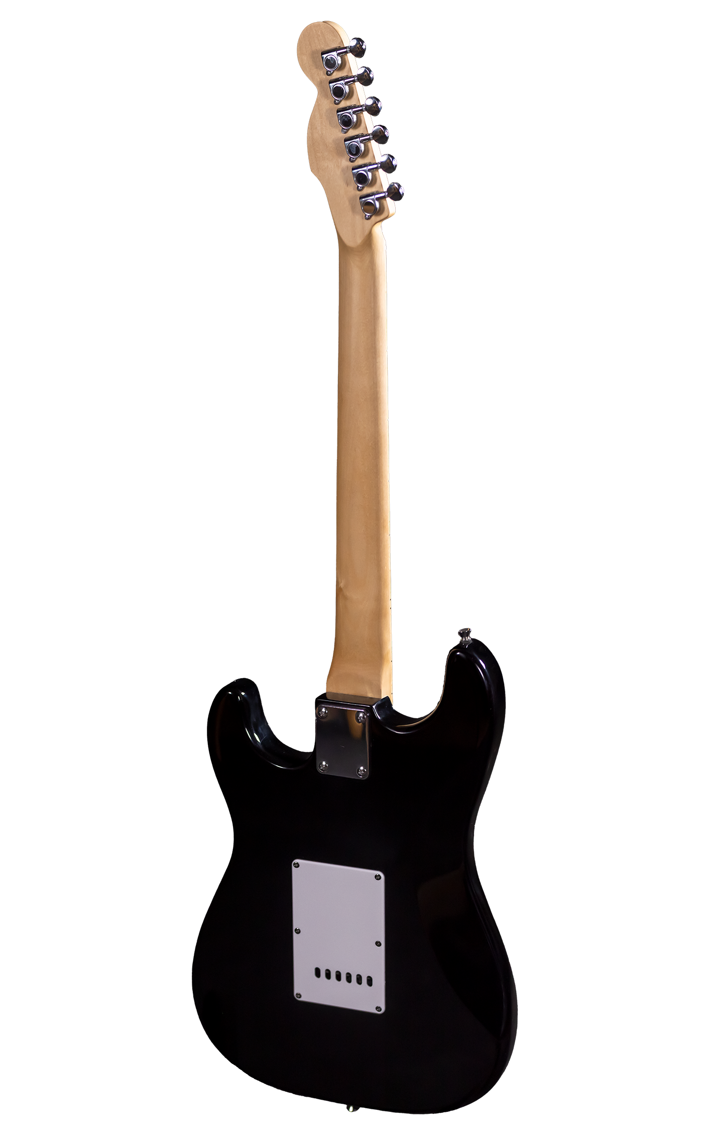 Elektrische Gitarre ST-01-BK-SSS Schwarz