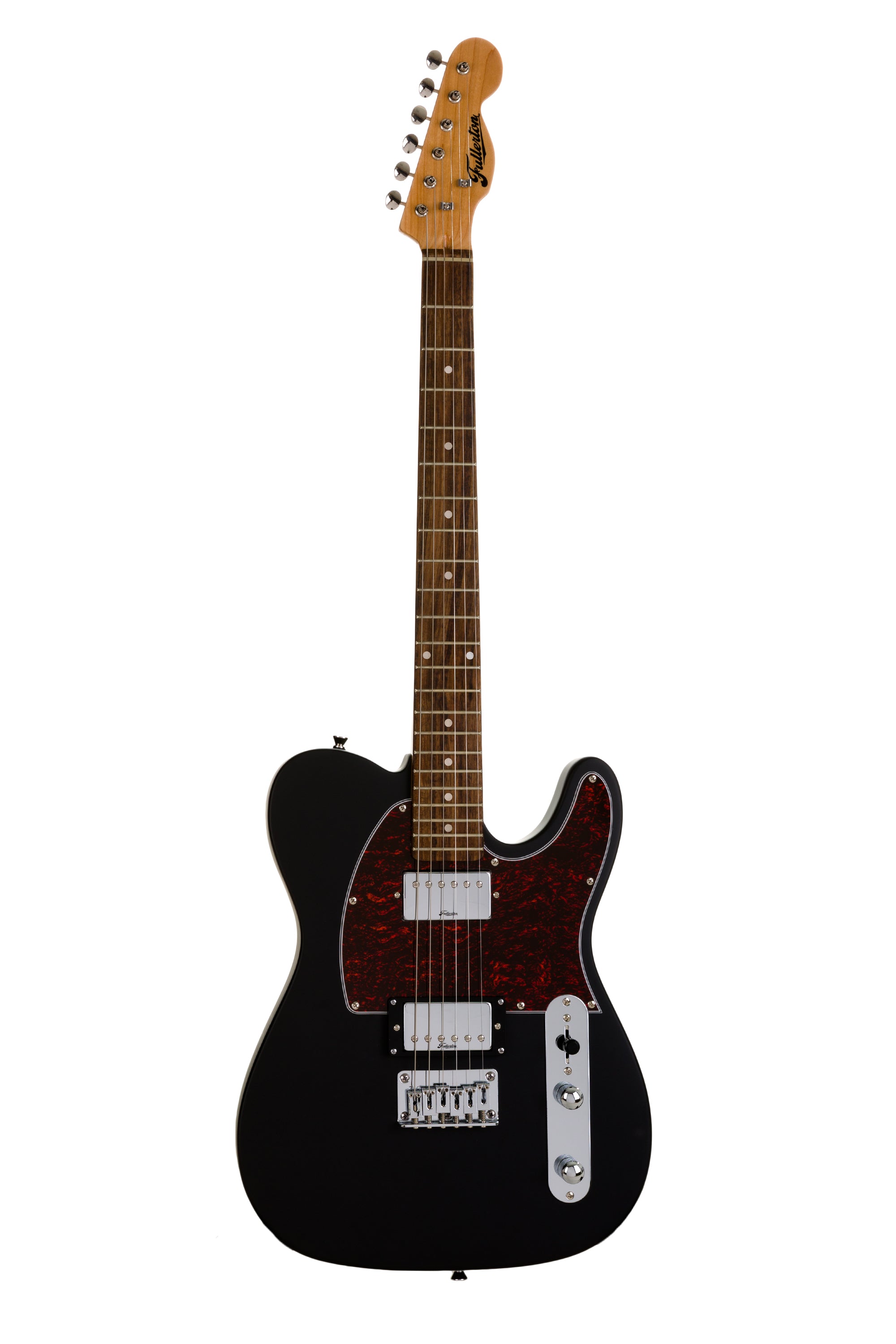 Elektrische Gitarre TE-01-HH Schwarz Matt