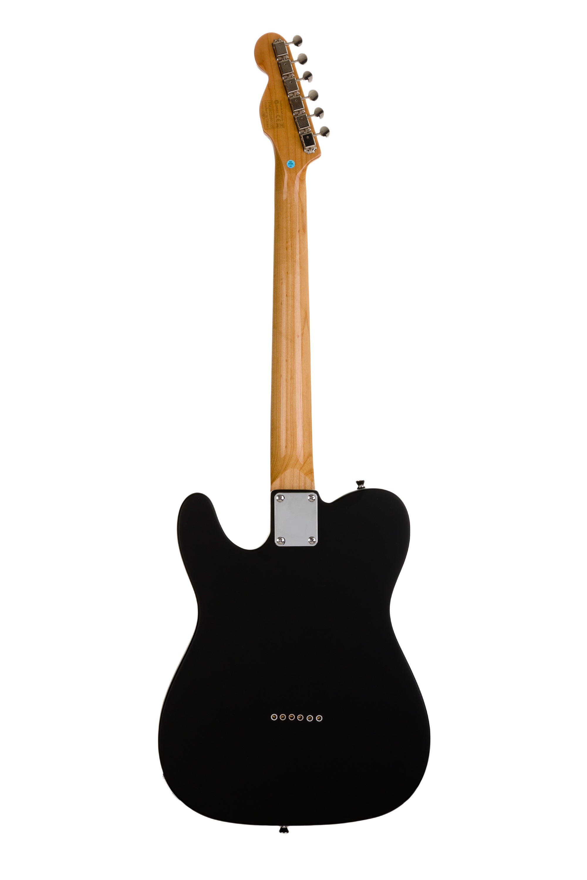 Elektrische Gitarre TE-01-HH Schwarz Matt